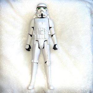 Storm trooper action figure with detachable back pack